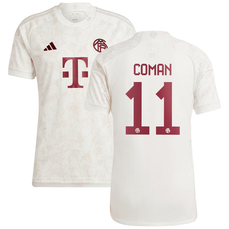 Kingsley Coman Bayern Munich  2023/24 Third Jersey - White