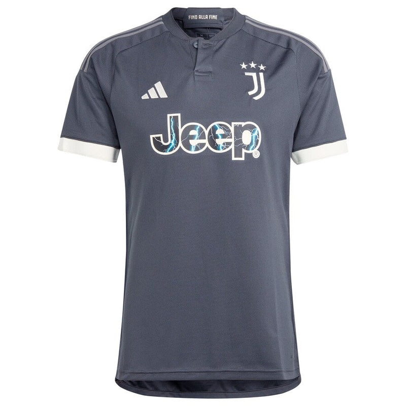 Dušan Vlahović Juventus  2023/24 Third  Player Jersey - Gray