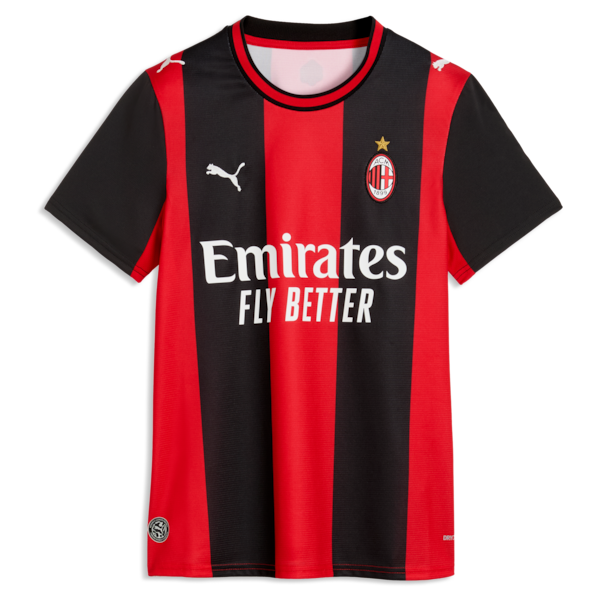Soccer Intl Christian Pulisic AC Milan 2026/27 Home Replica Jersey Black/Red