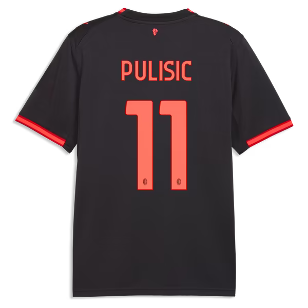 Christian Pulisic AC Milan Soccer Intl 2026/27 Third Replica Jersey - Gray