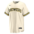 Jacob Misiorowski Milwaukee Brewers Soccer Intl Home Replica Jersey - Cream