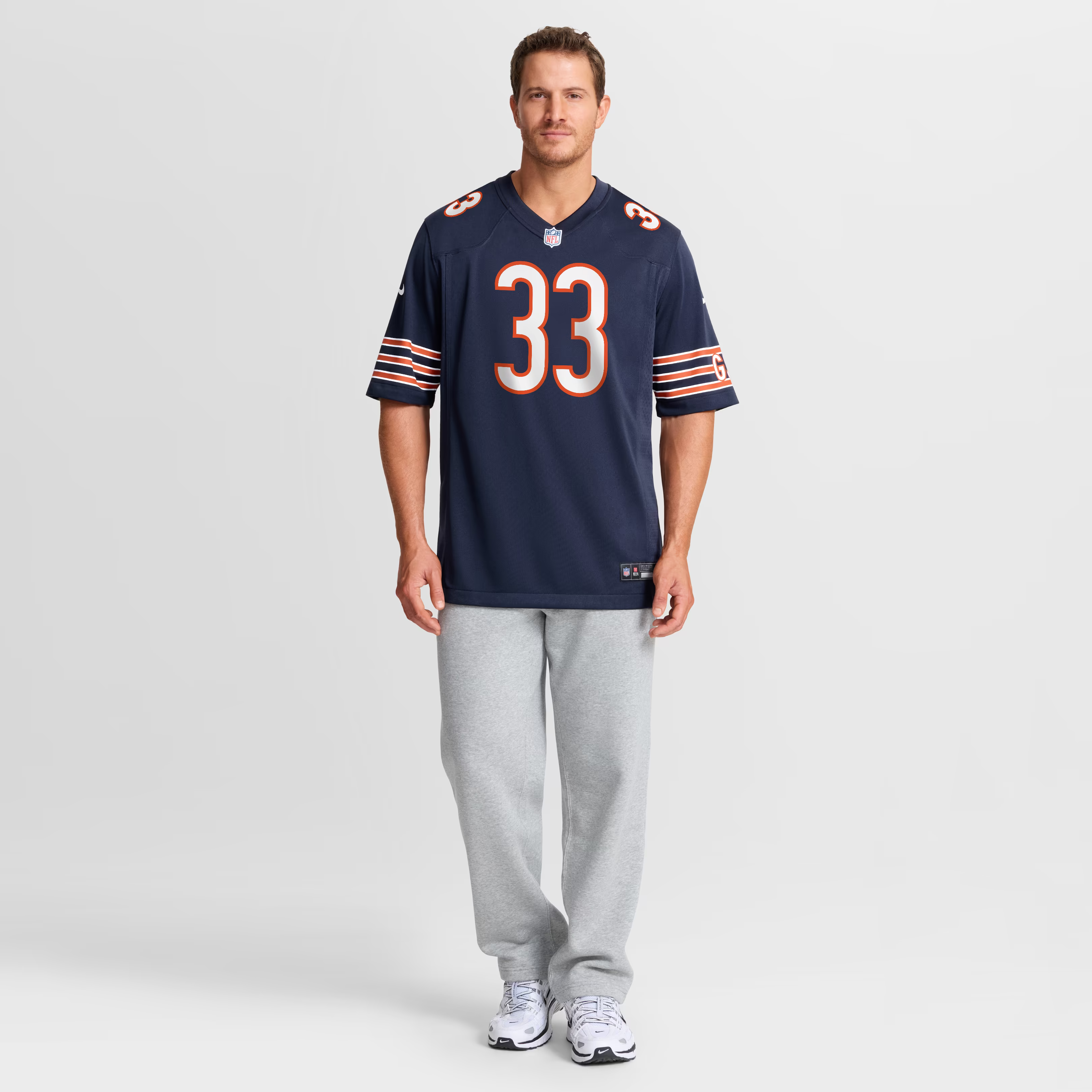 Keidron Smith Chicago Bears Soccer Intl Team Game Jersey - Navy