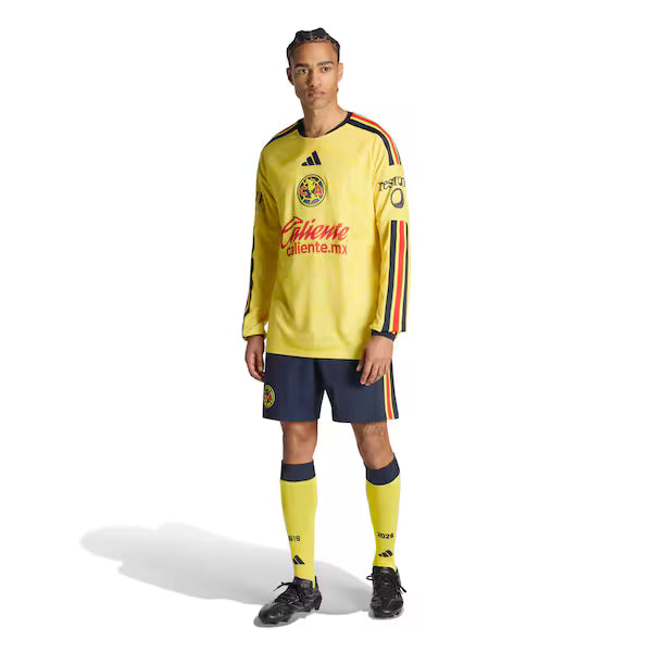 Club America Soccer Intl 2026/27 Home On-Field Authentic Long Sleeve Jersey - Yellow