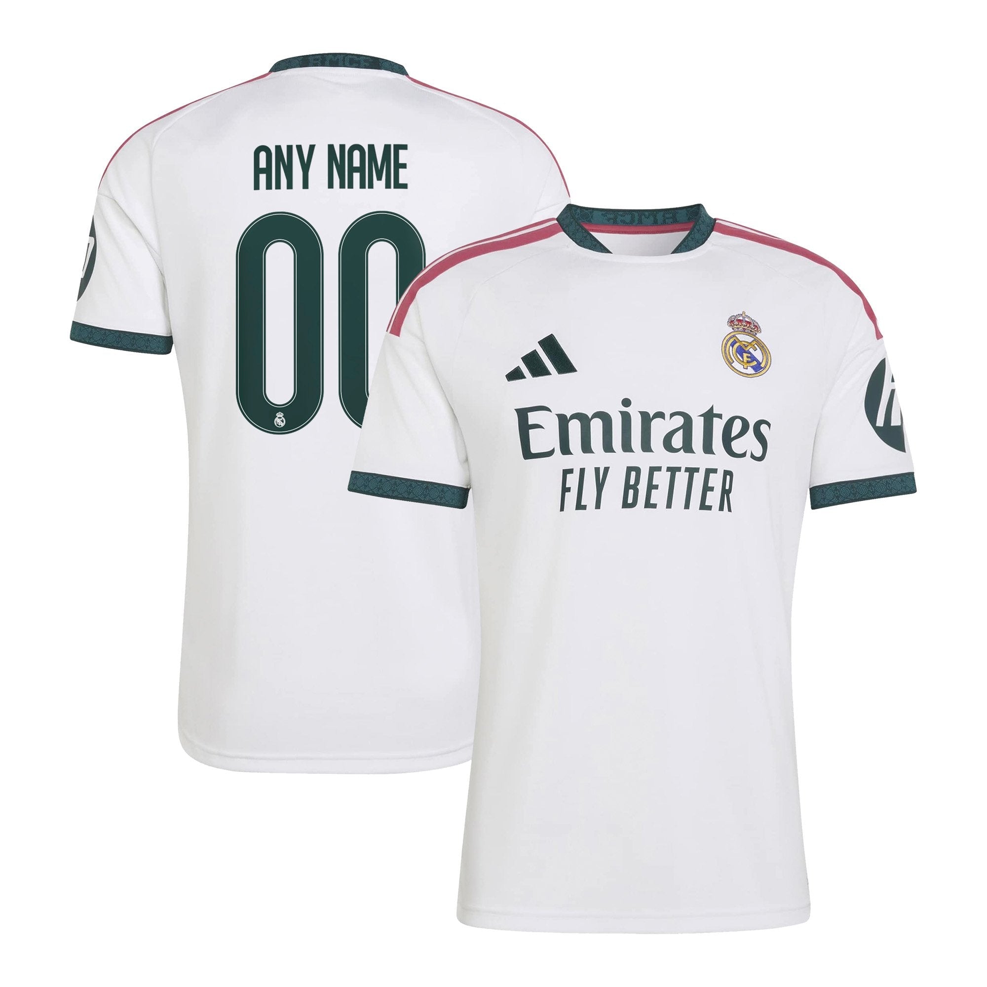 Real Madrid Soccer Intl 2026/27 Away Replica Custom Jersey - Green