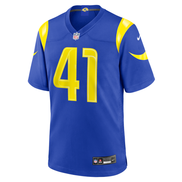 Zech McPhearson Los Angeles Rams Soccer Intl Team Game Jersey - Royal
