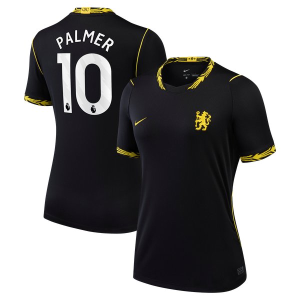 Cole Palmer Chelsea Soccer Intl Women's 2026/27 Away Stadium Replica Jersey - Black