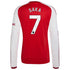 Bukayo Saka Arsenal Soccer Intl 2026/27 Home Replica Long Sleeve Jersey - Red