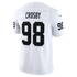 Maxx Crosby Las Vegas Raiders Soccer Intl Vapor F.U.S.E. Stitched Limited Jersey - White