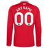 Manchester United Soccer Intl 2026/27 Home Replica Long Sleeve Custom Jersey - Red