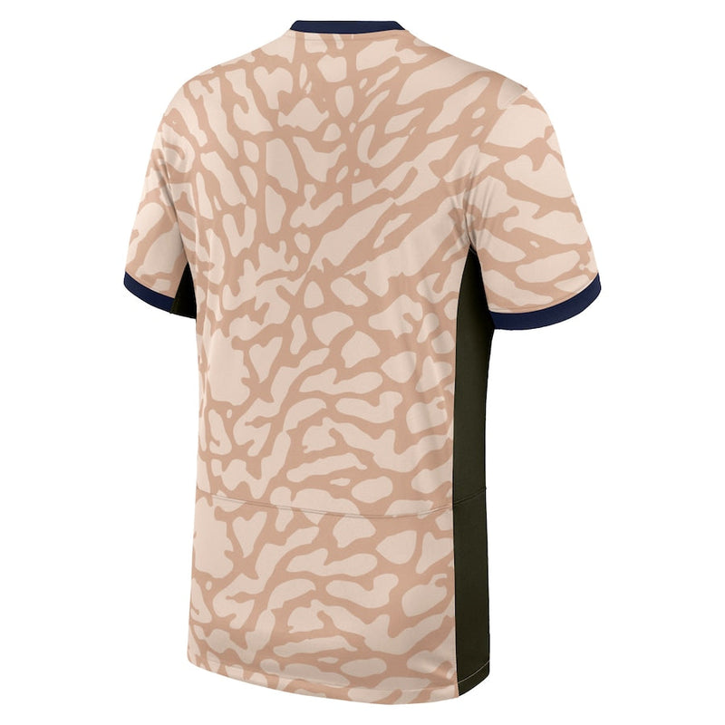 Paris Saint-Germain  Brand 2023/24 Fourth Stadium Jersey – Tan