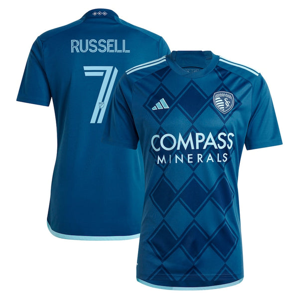 Johnny Russell Sporting Kansas City  2024 Diamonds Our Forever  Player Jersey – Navy