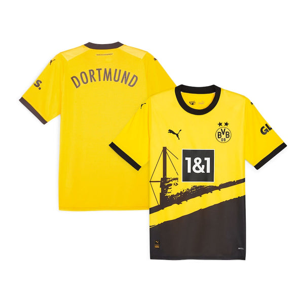 Borussia Dortmund  2023/24 Home Custom Jersey - Yellow