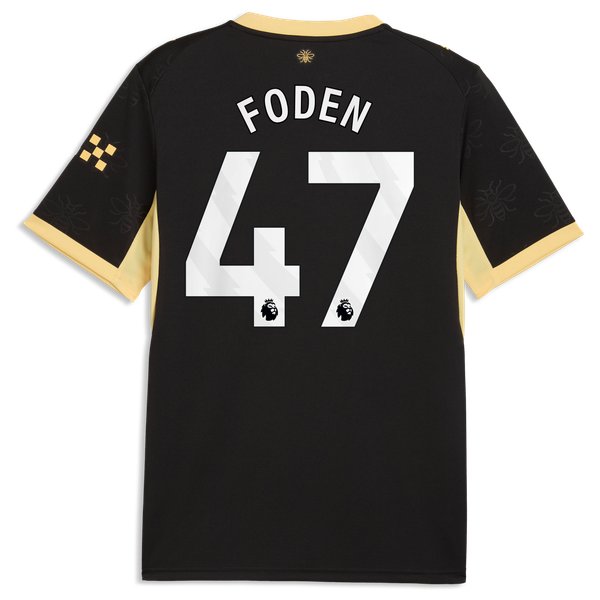 Phil Foden Manchester City Soccer Intl 2026/27 Away Replica Jersey - Black