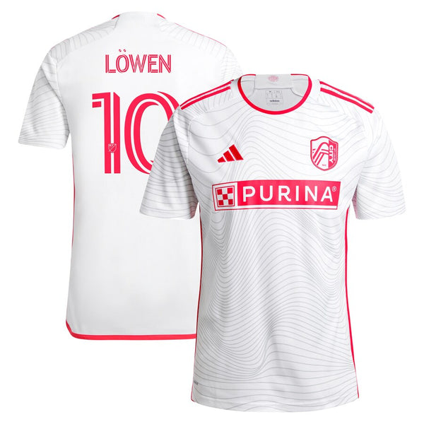 Eduard Löwen St. Louis City SC  2024 The Confluence Kit  Player Jersey - White