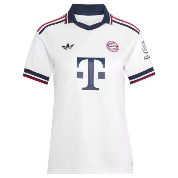 Michael Olise Bayern Munich Soccer Intl Women's 2026/27 Away Replica Jersey - White