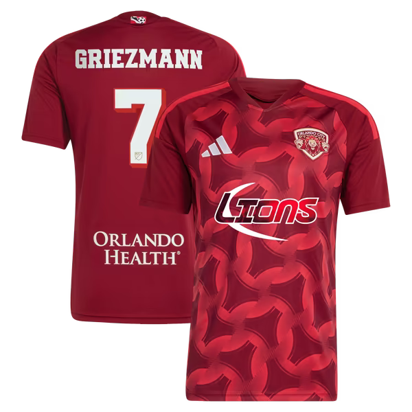 Antoine Griezmann Orlando City SC Soccer Intl 2026 Archive Replica Jersey - Red
