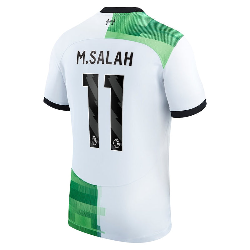 Mohamed Salah Liverpool  2023/24 Away Player Jersey - White