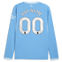 Soccer Intl Manchester City 2026/27 Home Replica Long Sleeve Custom Jersey Light Blue
