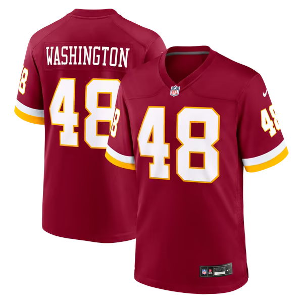 Joshua Josephs Washington Commanders Soccer Intl Game Player Jersey - Burgundy