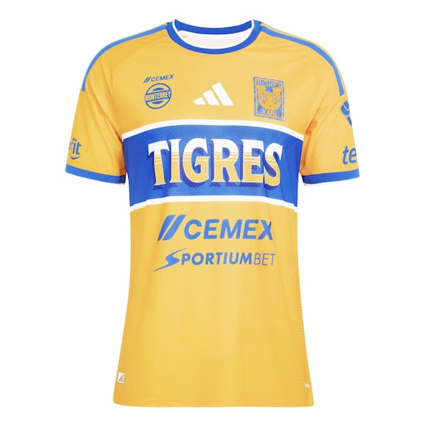 Tigres UANL Soccer Intl 2026/27 Home Replica Jersey - Gold
