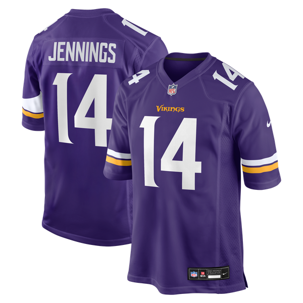 Jauan Jennings Minnesota Vikings Soccer Intl Team Game Jersey - Purple