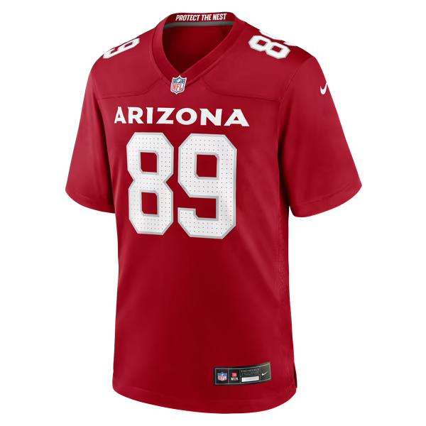 Hunter Long Arizona Cardinals Soccer Intl Team Game Jersey - Cardinal