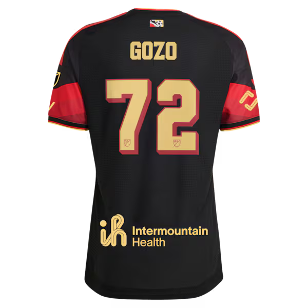 Zavier Gozo Real Salt Lake Soccer Intl 2026 Archive On-Field Authentic Jersey - Black