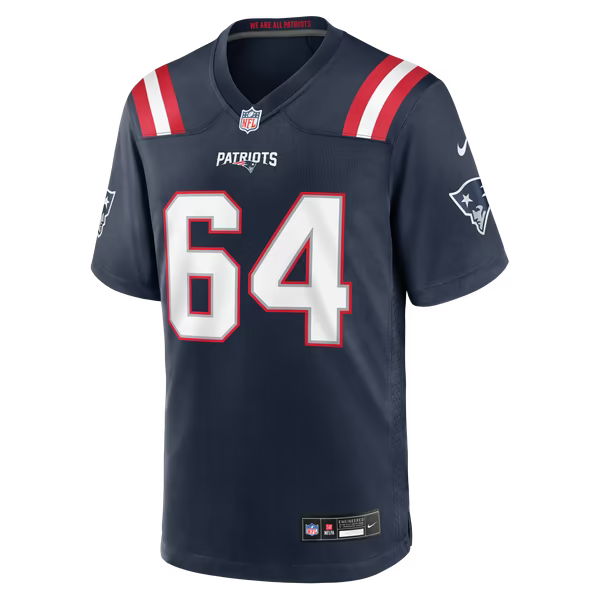 Jacob Rizy New England Patriots Soccer Intl Team Game Jersey - Navy