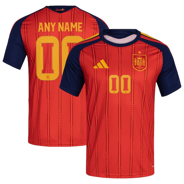Soccer Intl Spain National Team 2026 Home Replica Custom Jersey Red