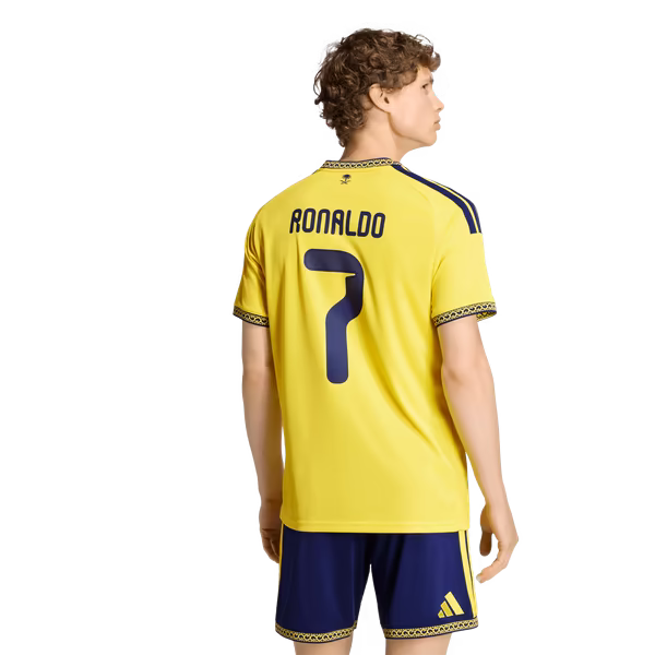 Cristiano Ronaldo Al-Nassr FC Soccer Intl 2026/27 Home Replica Jersey - Yellow