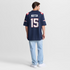 Behren Morton New England Patriots Soccer Intl Team Game Jersey - Navy