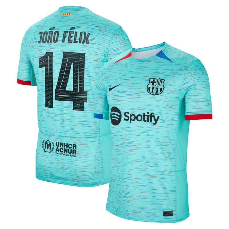 João Félix Barcelona  2023/24 Third Jersey - Aqua