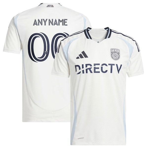 Soccer Intl San Diego FC 2025 Woven Into One Replica Custom Jersey White