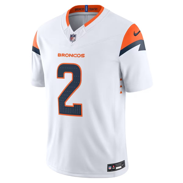 Pat Surtain II Denver Broncos Soccer Intl Vapor F.U.S.E. Stitched Limited Jersey - White