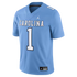 #1 North Carolina Tar Heels Soccer Intl Brand Alternate Game Football Jersey - Carolina Blue