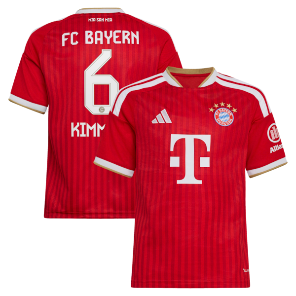 Soccer Intl Joshua Kimmich Bayern Munich 2026/27 Home Replica Youth Jersey Red