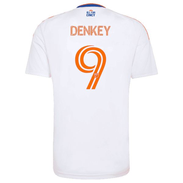 Adidas Kevin Denkey FC Cincinnati 2026 The Seven Hills Kit Replica Jersey White