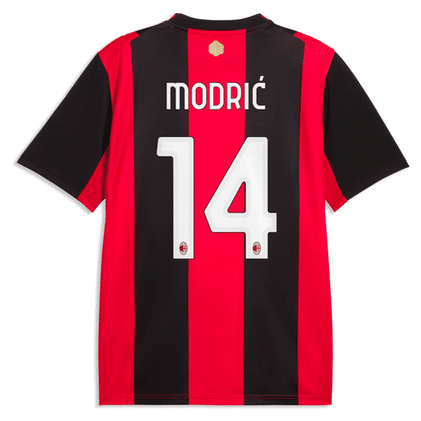 Puma Luka Modrić AC Milan 2026/27 Home Replica Jersey Black/Red