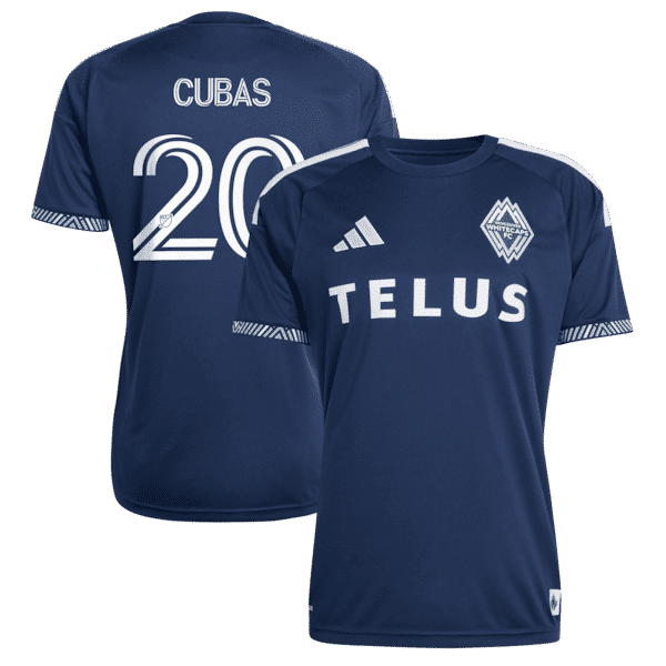 Soccer Intl Andrés Cubas Vancouver Whitecaps FC 2026 The Coastal Jersey Replica Blue