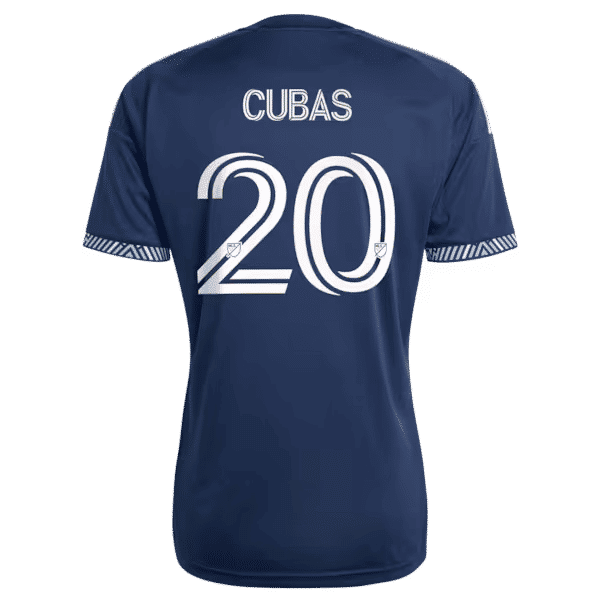 Adidas Andrés Cubas Vancouver Whitecaps FC 2026 The Coastal Jersey Replica Blue