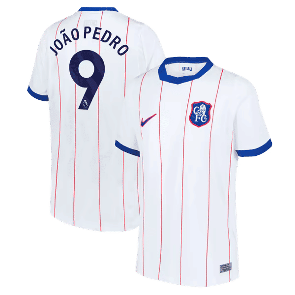 João Pedro Chelsea Soccer Intl Youth 2026/27 Third Stadium Replica Jersey - White
