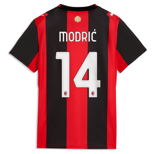 Puma Luka Modrić AC Milan 2026/27 Home Replica Jersey Black/Red