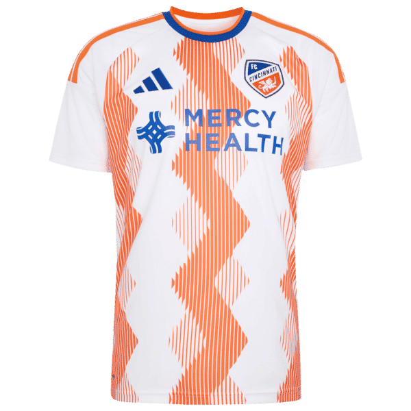 Adidas Kevin Denkey FC Cincinnati 2026 The Seven Hills Kit Replica Jersey White