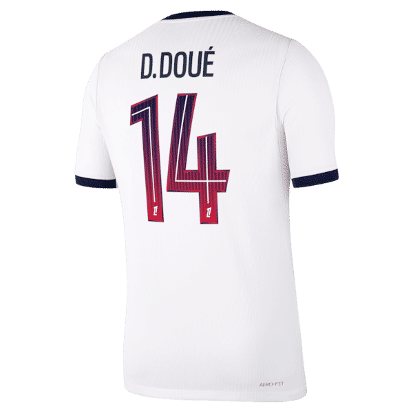 Désiré Doué Paris Saint-Germain Nike 2026/27 Away Match Authentic Jersey - White