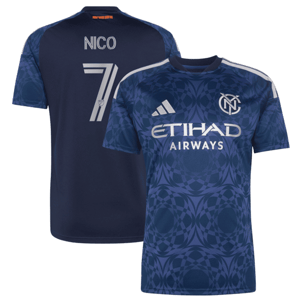 Nicolás Fernández Mercau New York City FC Soccer Intl 2026 The All Nations Kit Replica Jersey - Blue