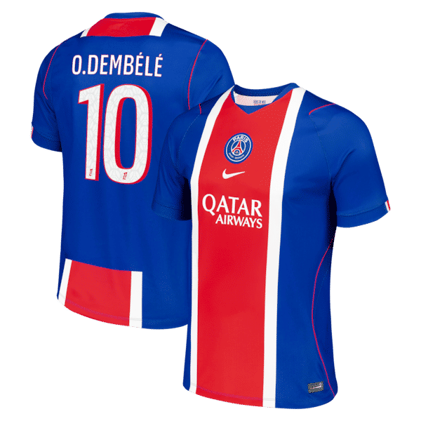 Nike Ousmane Dembélé Paris Saint-Germain 2026/27 Home Stadium Replica Jersey Blue