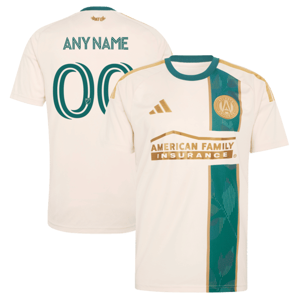 Adidas Atlanta United FC 2026 Spirit of '96 Replica Custom Jersey Tan