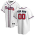 Soccer Intl Atlanta Braves Home Replica Custom Jersey White