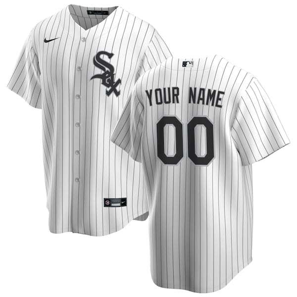 Soccer Intl Chicago White Sox Home Replica Custom Jersey White