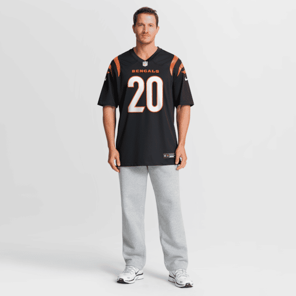 Soccer Intl Lemar Parrish Cincinnati Bengals Team Retired Game Jersey Black
